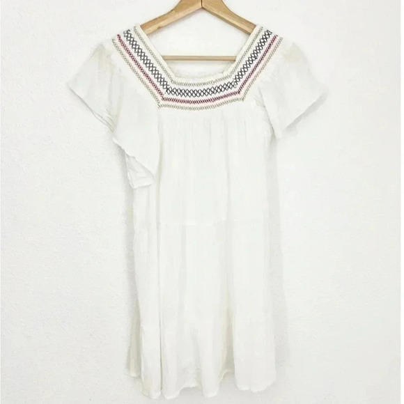 NWOT Jessica Simpson Embroidered Layer Mini Dress, Size Small - Picture 1 of 8